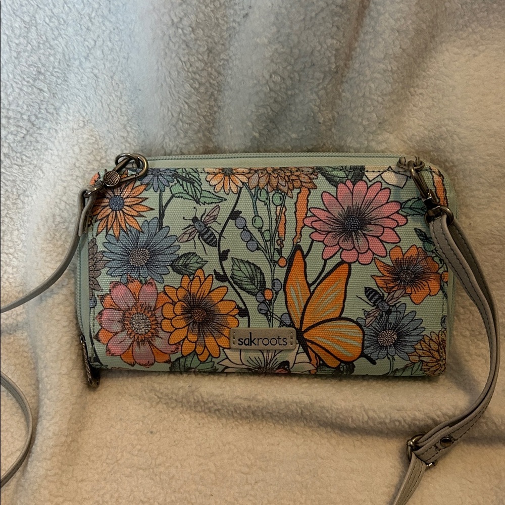 THE SAC Sequoia HOBO with Sakroots Artist Circle Large Smartphone Crossbody Bag - Picture 11 of 14